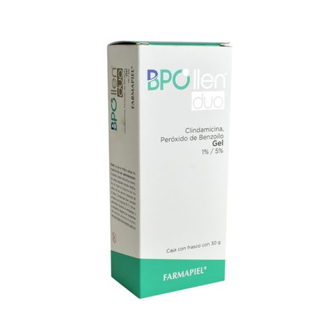 BPOLLEN DUO CLINDAMICINA PERÓXIDO DE BENZOÍLO GEL 1% / 5% 30 G - MiDerma